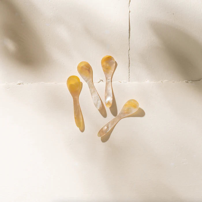 DALIA MOTHER OF PEARL SPOON - SET OF 4