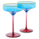 SAPPHIRE DELIGHT COUPE GLASS - SET OF 2
