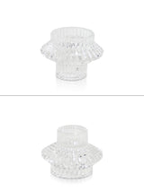 AIDA VINTAGE CANDLE HOLDER - CLEAR