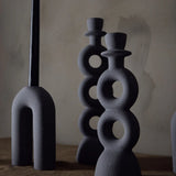 HALLEY CANDLESTAND - LARGE - CHARCOAL