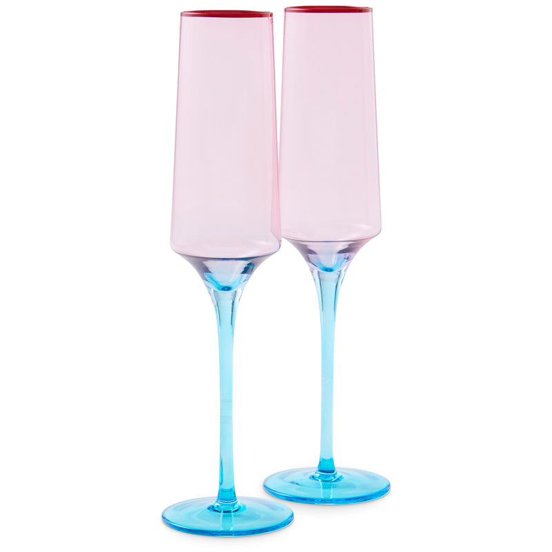 ROSÉ WITH A TWIST CHAMPAGNE GLASS - SET OF 2